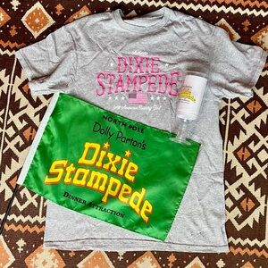 Dolly Parton’s Dixie Stampede All American Country Girl Tee Banner & Cup Medium